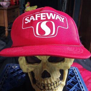 Deadstock Vintage Safeway Snap Trucker Hat Cap